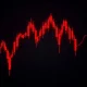 Dramatic UTK token crash showing extreme cryptocurrency market volatility and price collapse