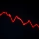 Catastrophic VANRY price drop chart showing extreme cryptocurrency market volatility