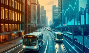Via IPO success showcasing urban transit technology and stock performance