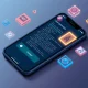 Vibe coding mobile apps showing low adoption rates on smartphone screen with AI coding interface