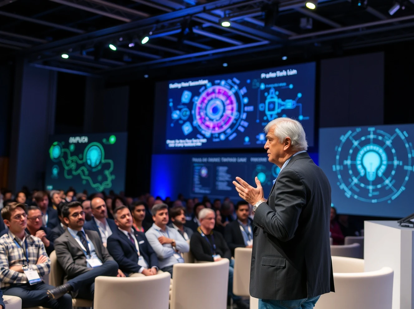Vinod Khosla discussing AI predictions at StockPil Disrupt 2025 conference