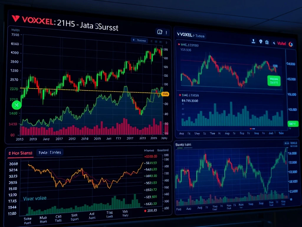 VOXEL cryptocurrency price surge analysis with technical indicators and market volatility dashboard