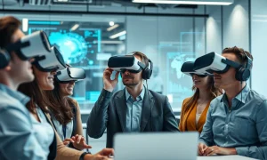 VR-powered training session for London professionals developing technical skills in immersive virtual environment