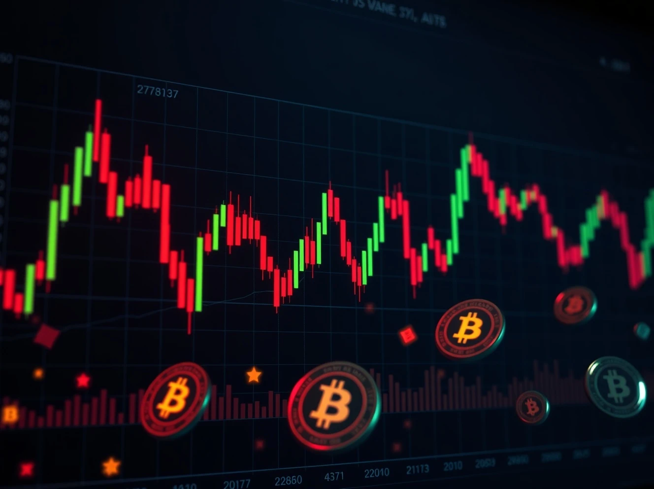 W Coin volatility analysis showing dramatic price fluctuations on trading chart