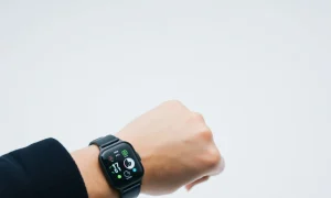 Walmart's affordable budget smartwatch showing multiple health tracking features and notifications