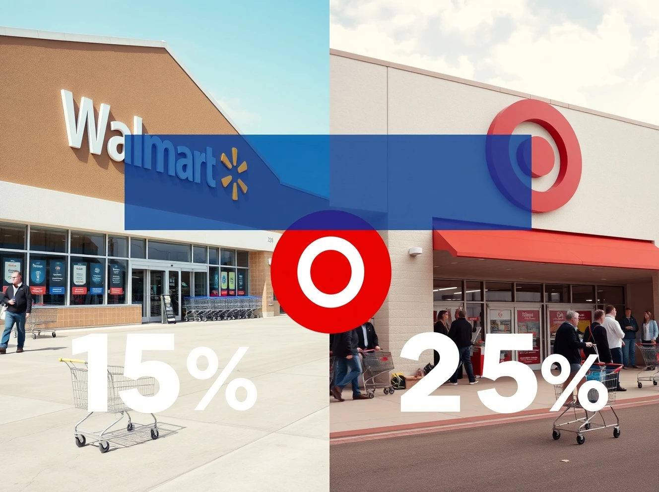 Walmart crushing Target in retail competition with superior pricing and logistics