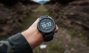 Military-grade smartwatch showing durable design and fitness tracking features on Walmart promotion