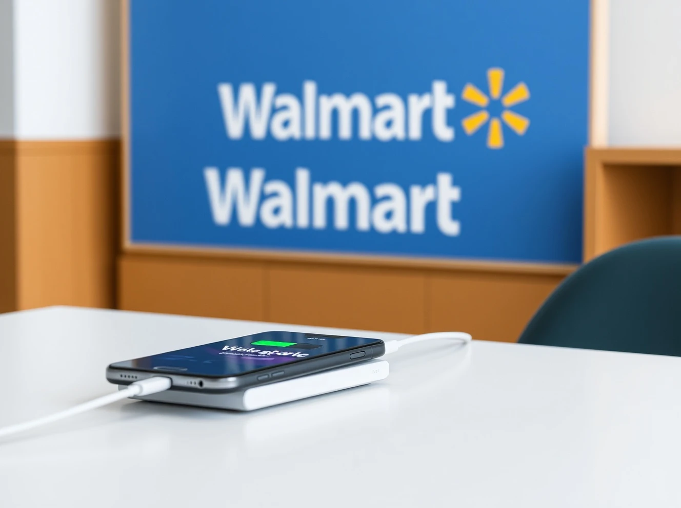 Walmart's affordable portable charger providing reliable power for mobile devices