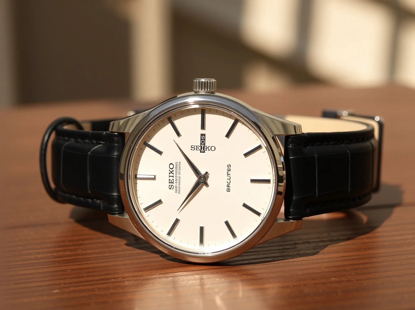 Affordable quiet luxury watch from Seiko available at Walmart for sophisticated style