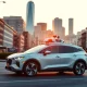 Waymo self-driving technology demonstration in urban environment