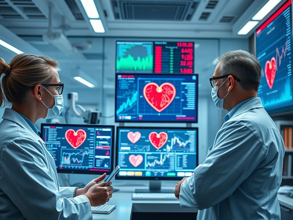 Weight-loss stock analysis showing heart health breakthrough and market impact data visualization