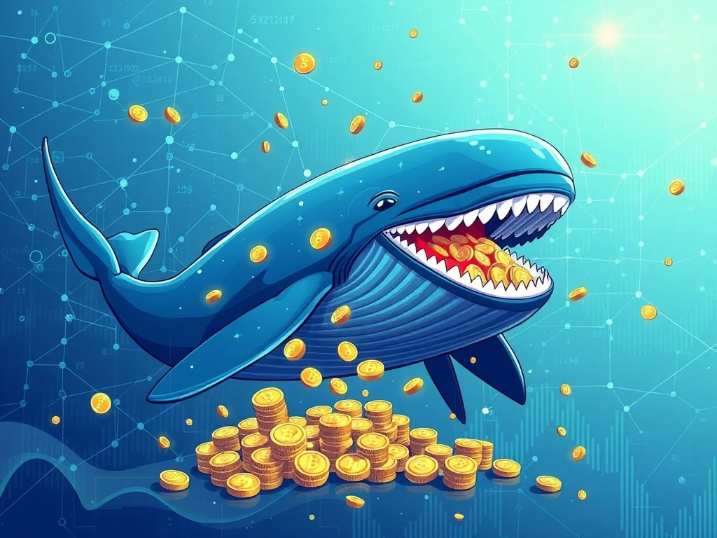 Cryptocurrency whale releasing WLFI tokens into DeFi market during major token generation event