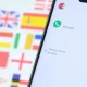 WhatsApp message translation feature showing multilingual chat interface