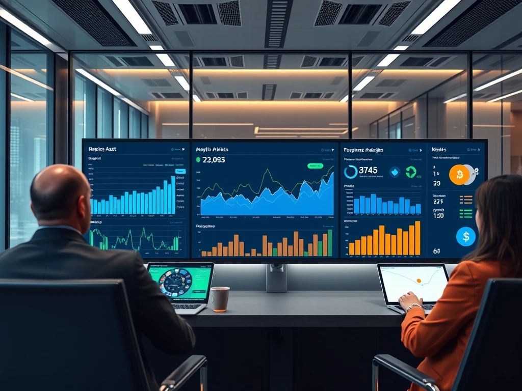 White-label crypto asset management platform dashboard showing institutional blockchain integration and analytics