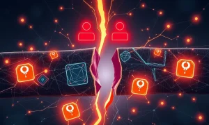 Crypto governance failure showing centralized control overriding blockchain decentralization principles