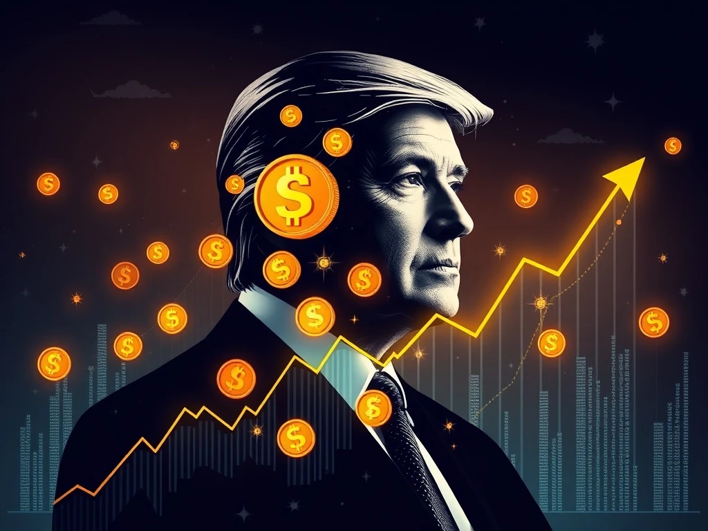 WLFI token surge showing political branding power in DeFi market with financial charts