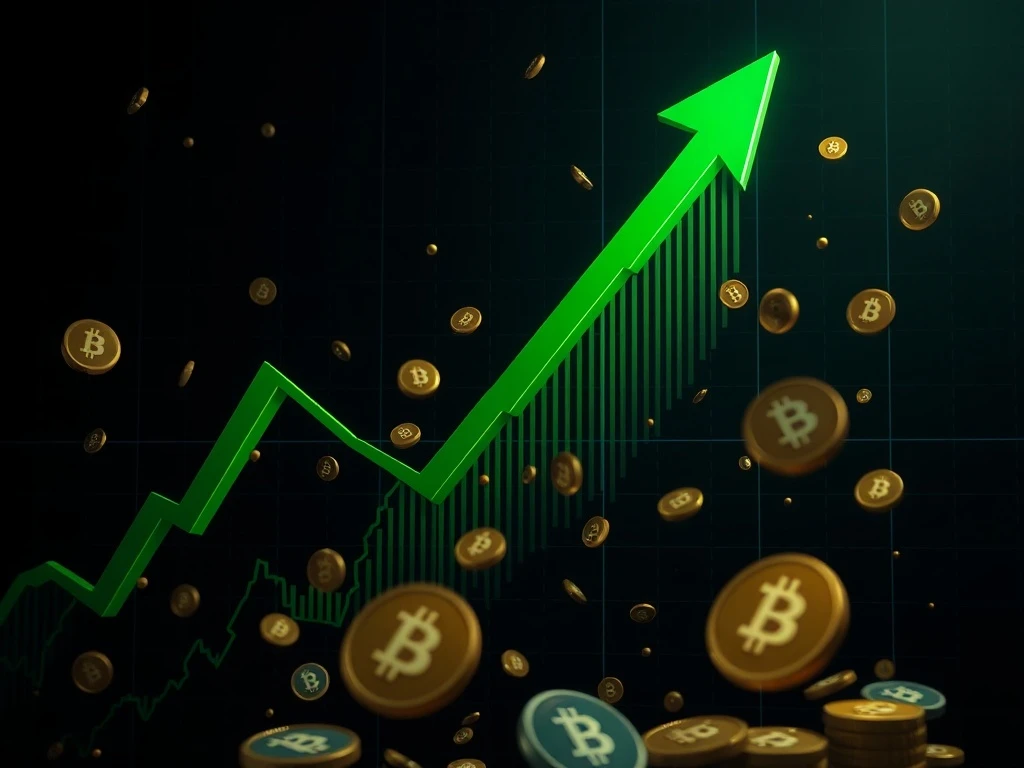 WOO cryptocurrency dramatic price surge chart showing massive 273% gain in trading activity