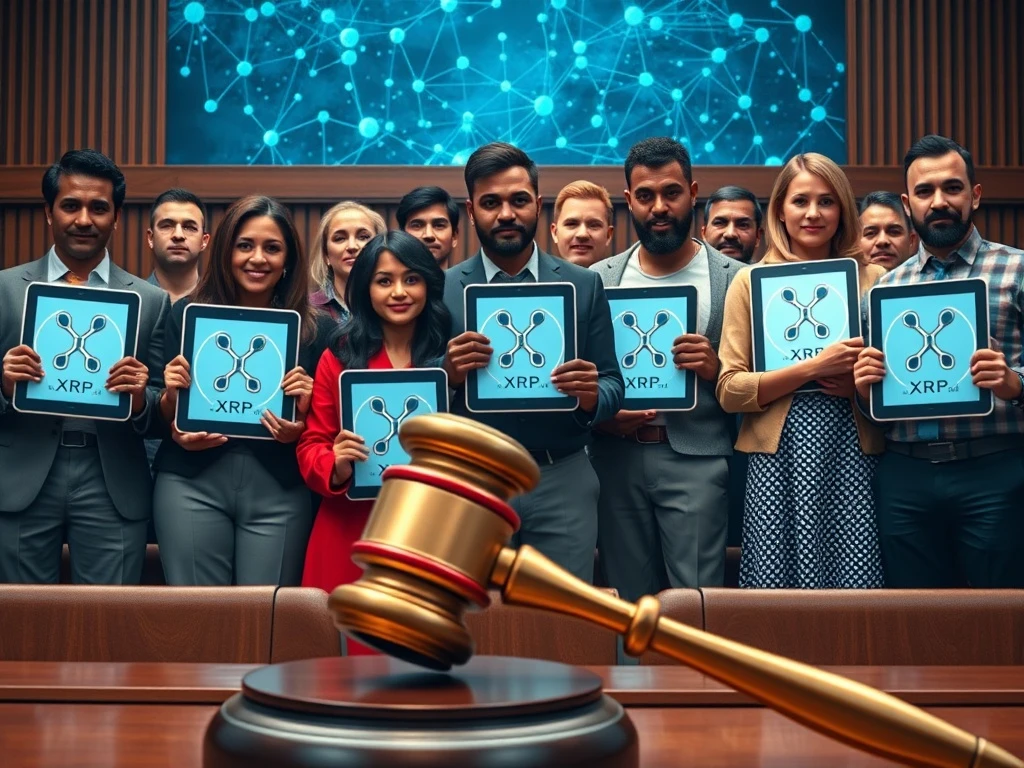 XRP Army community celebrating legal victory against SEC regulation