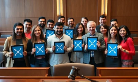 XRP Army community celebrating legal victory against SEC regulation