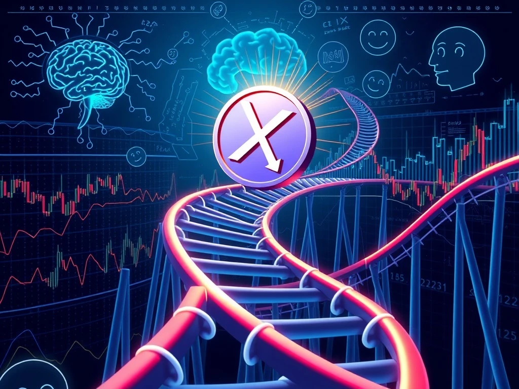 XRP behavioral biases driving cryptocurrency price volatility through psychological market patterns
