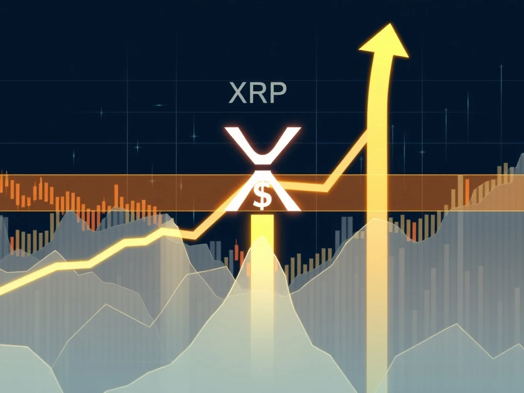 XRP breakout chart analysis showing critical $3 resistance level breakthrough with bullish momentum indicators