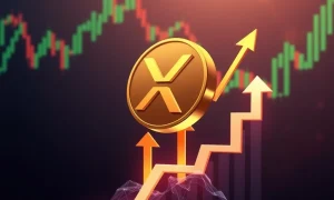 XRP breakout analysis showing cryptocurrency token breaking through resistance levels with upward trend indicators