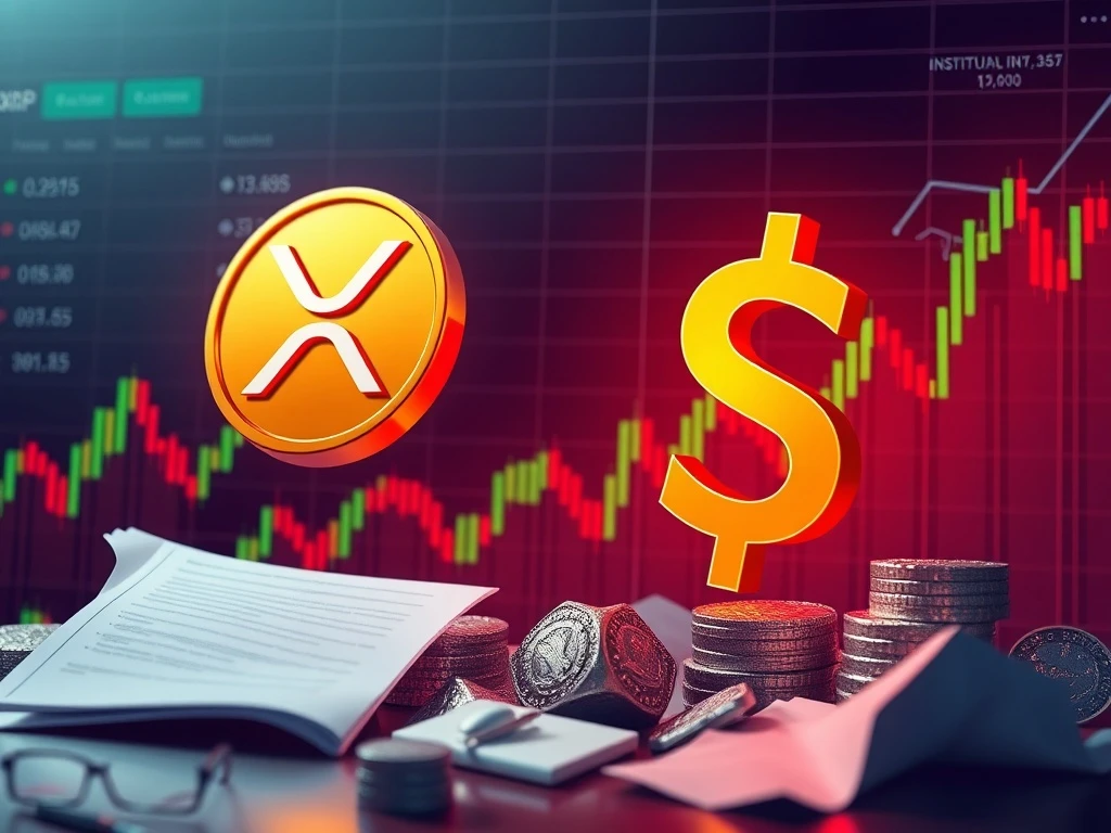XRP cryptocurrency breaking through $3 price barrier with institutional investment momentum