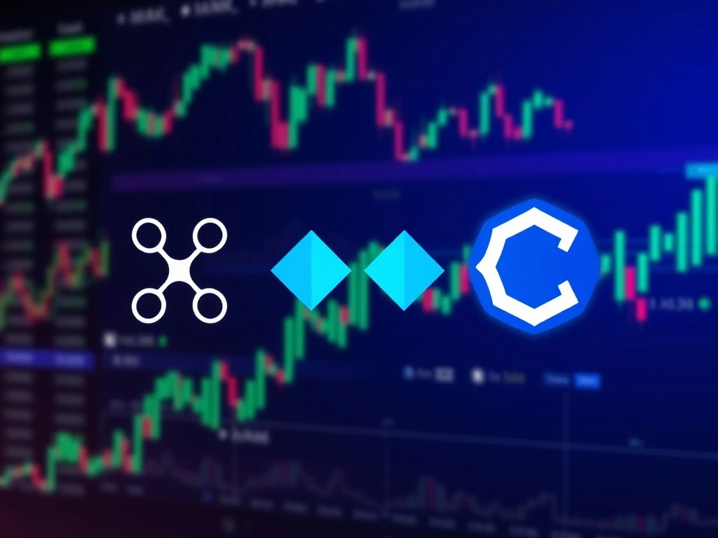 Analysis of XRP to Chainlink liquidity shift showing market data comparison