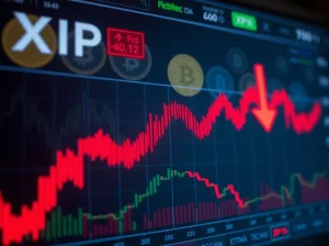 XRP correction analysis showing price volatility and critical support levels on trading chart