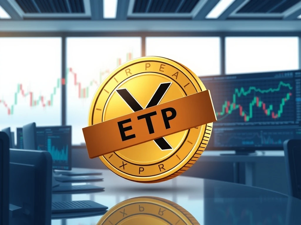 XRP ETF approval process showing financial growth and regulatory progress