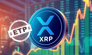 XRP ETF approval analysis showing bullish chart pattern and $5 price target projection