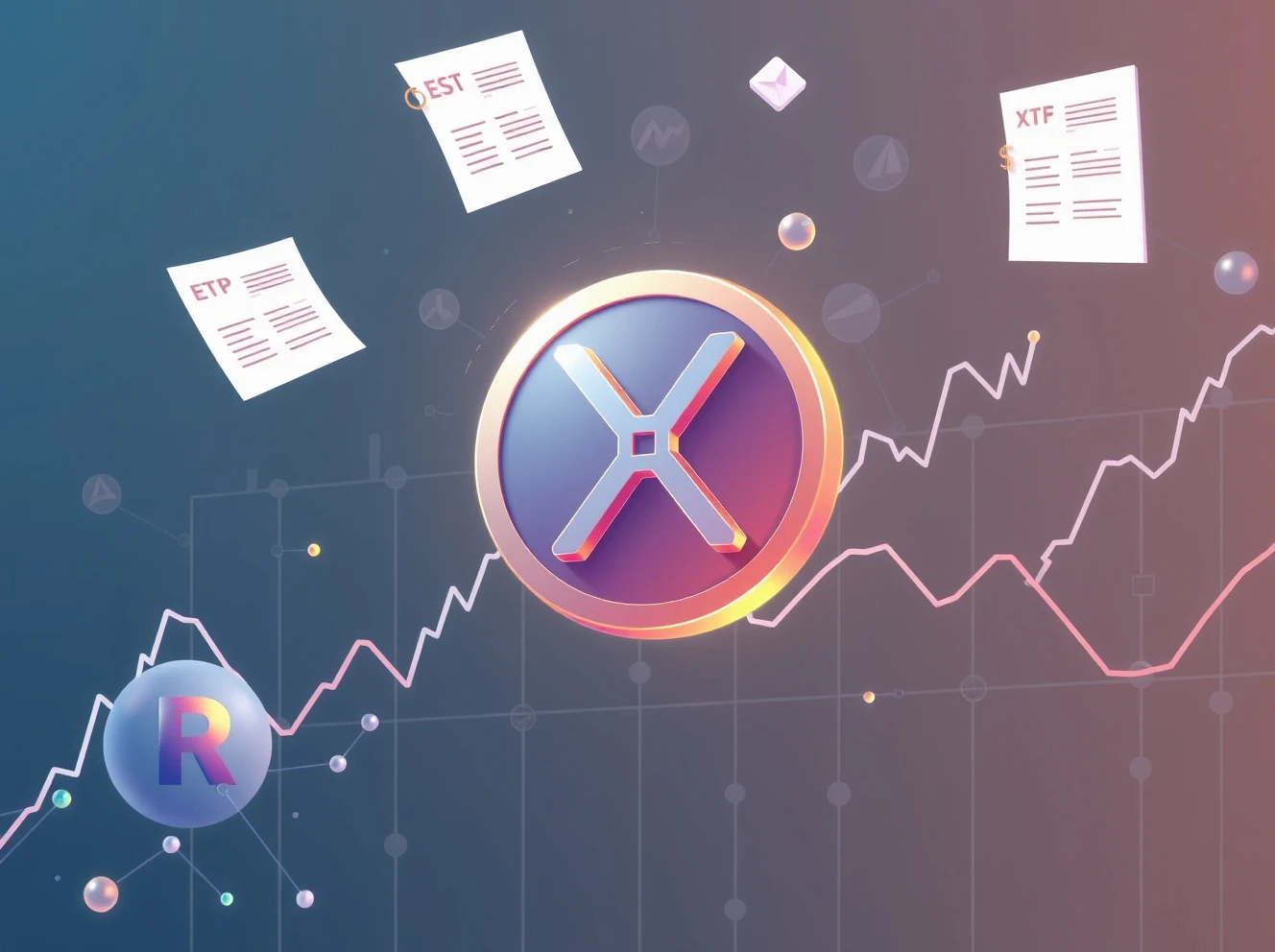 XRP ETF approval driving cryptocurrency price surge through $3 barrier with market analysis charts
