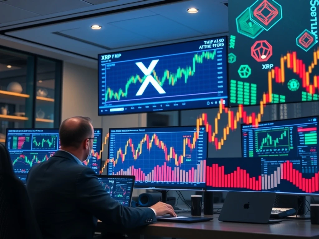 XRP ETF potential analysis showing institutional investment growth and market performance charts