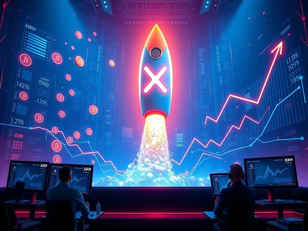 XRP investors analyzing high-growth crypto presales opportunities on digital dashboard