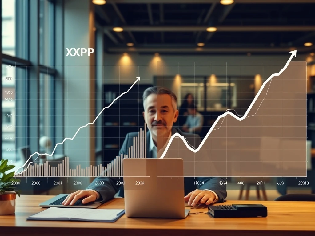 XRP investors analyzing contrasting investment strategies between stable growth and high-risk opportunities