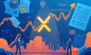XRP market analysis showing price charts with behavioral economics indicators and institutional trading patterns