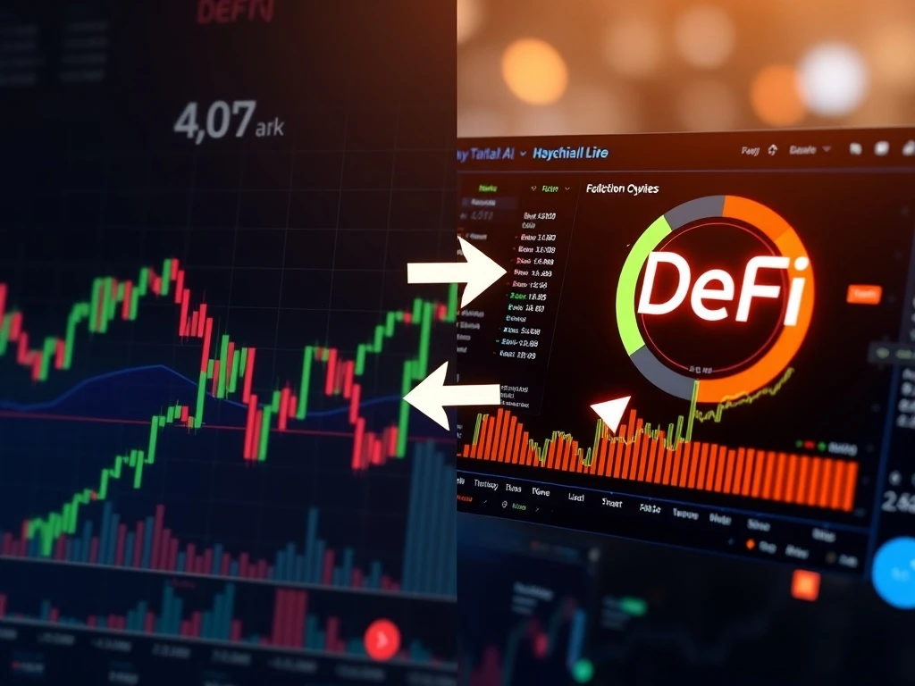 Crypto growth opportunity comparison between traditional XRP and emerging DeFi markets