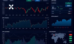 XRP news today showing cryptocurrency market analysis with institutional investment trends
