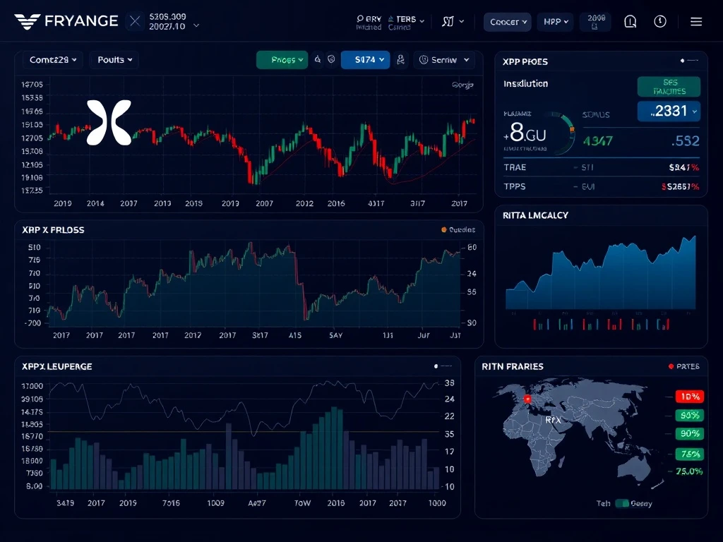 XRP news today showing cryptocurrency market analysis with institutional investment trends