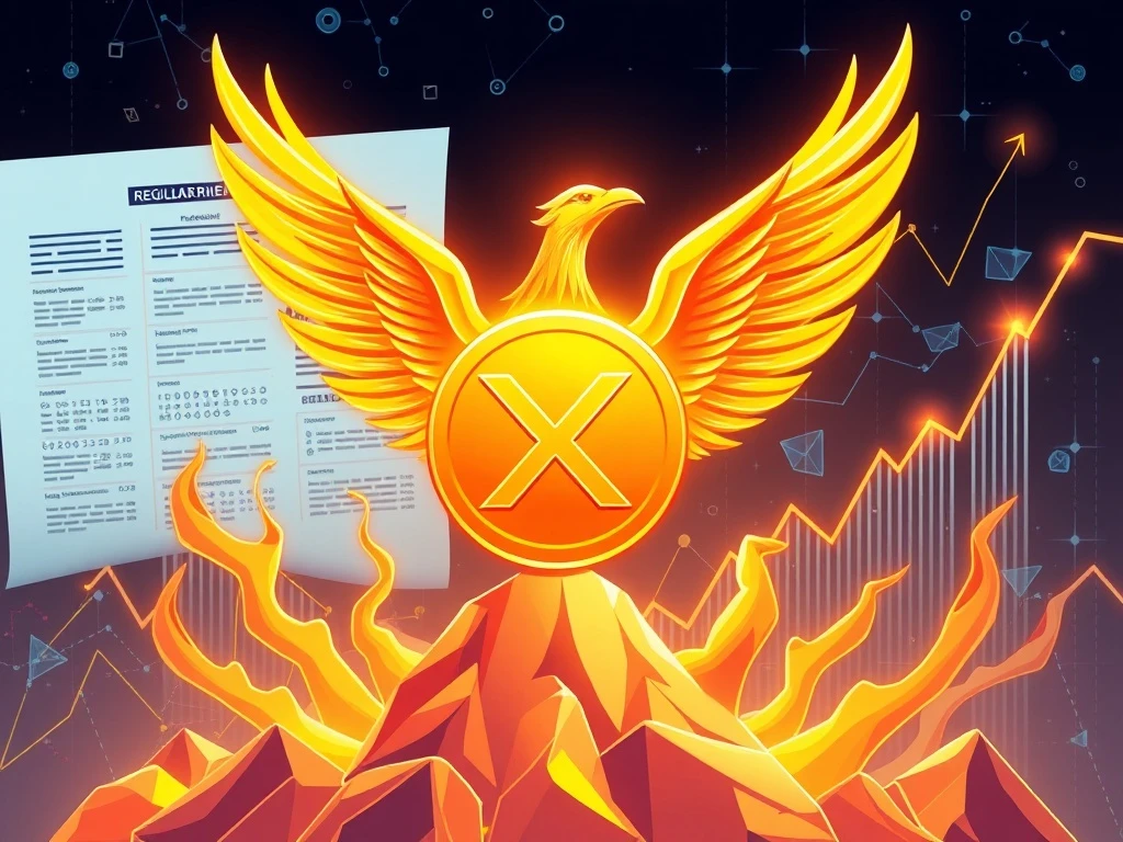 XRP news today showing cryptocurrency regulatory victory and market resurgence with rising price charts