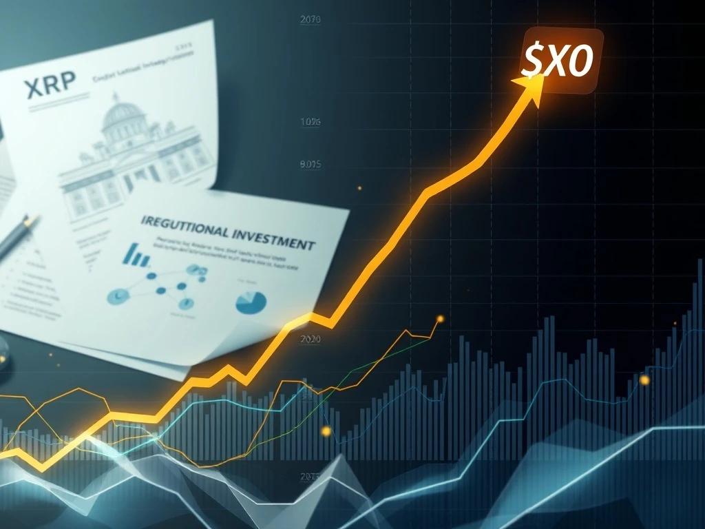 XRP price prediction chart showing bullish technical patterns and institutional accumulation trends