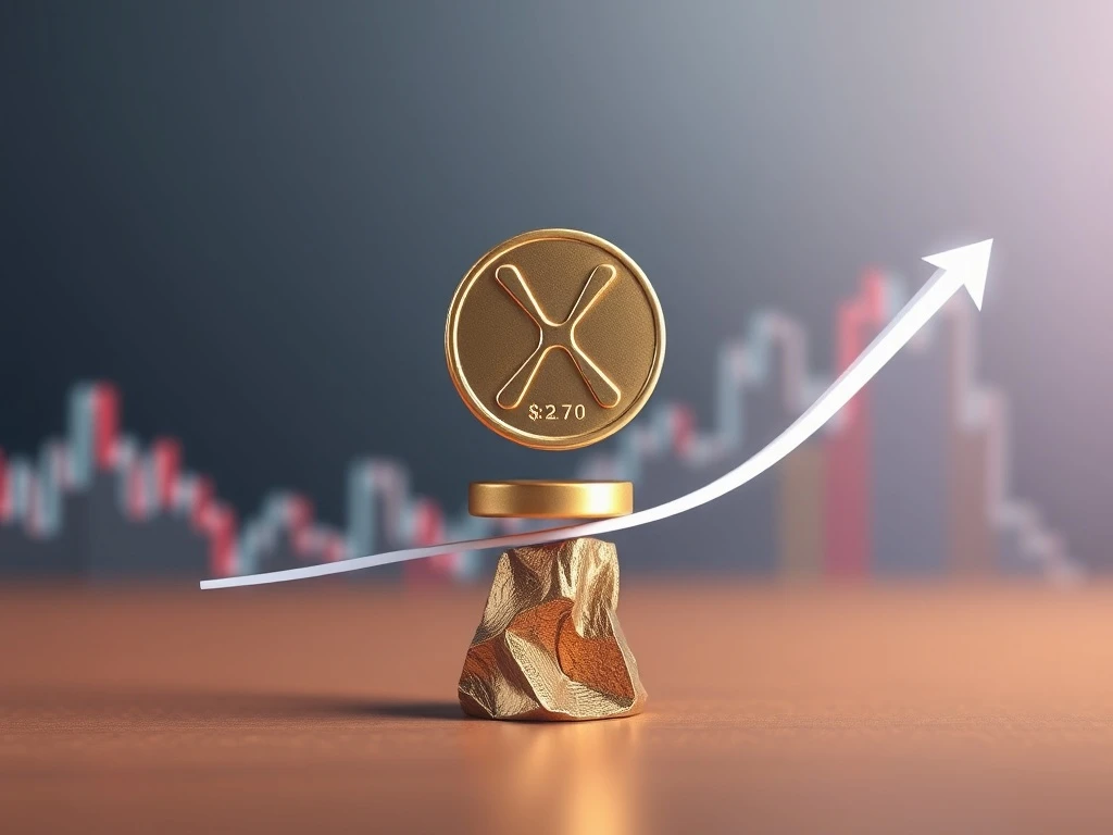 XRP price prediction showing critical support level and potential bullish breakout pattern