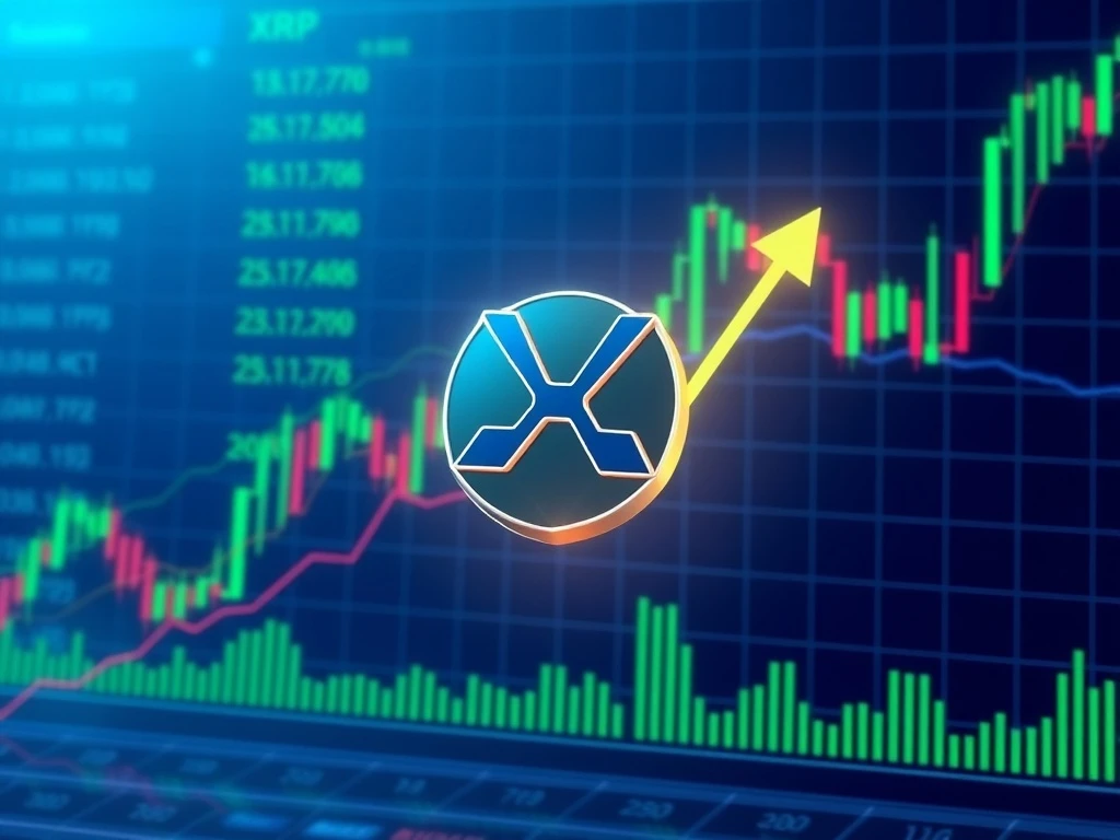 XRP price prediction showing symmetrical triangle pattern with bullish breakout potential