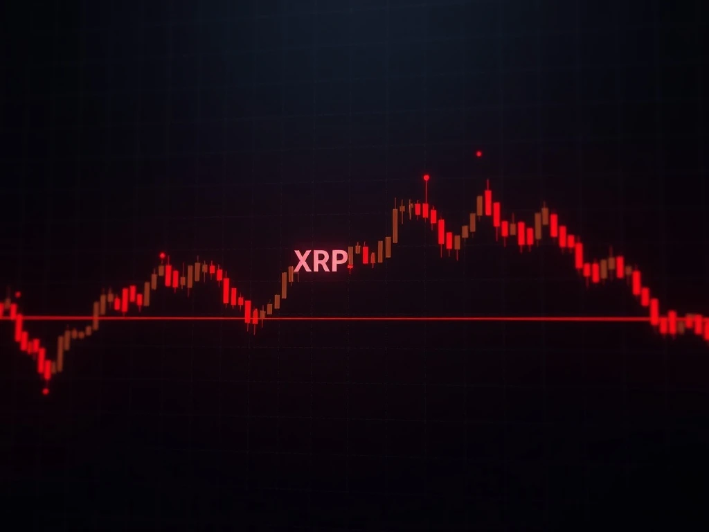 XRP support levels analysis showing critical price threshold and potential market correction patterns