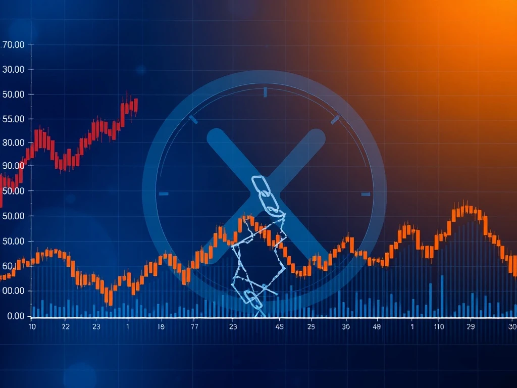 XRP price chart showing critical breakdown level with ecosystem challenges visualization