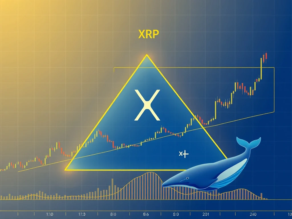 XRP symmetrical triangle pattern breakout showing bullish momentum and price targets
