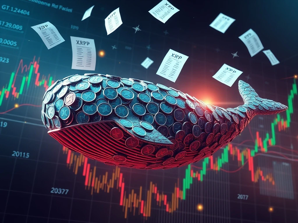XRP cryptocurrency whale movements and ETF approval analysis chart