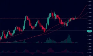 XRPUSDT technical analysis chart showing key support levels and trading patterns