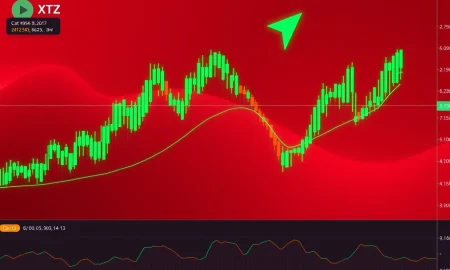 XTZ volatility chart showing dramatic price surge and crash patterns for cryptocurrency traders