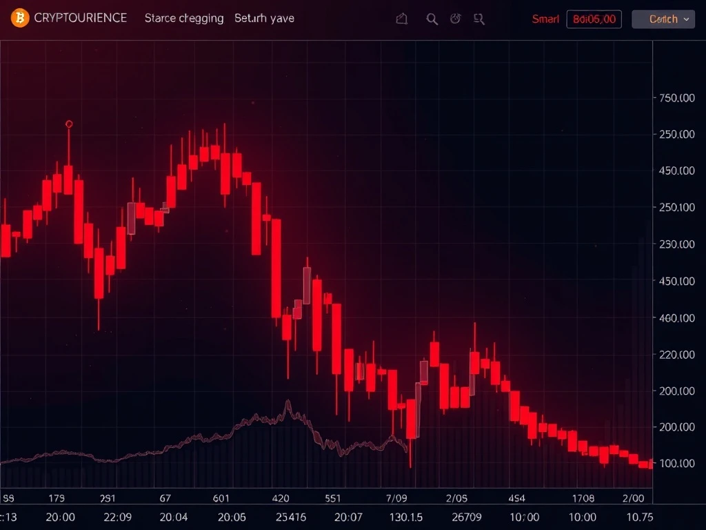 XVG price catastrophic decline showing massive cryptocurrency market downturn